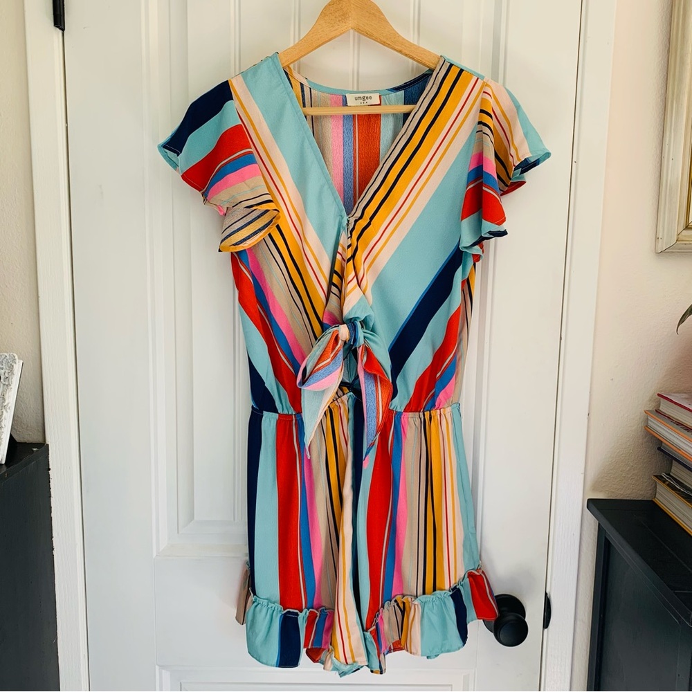 Colorful Striped Women's Top